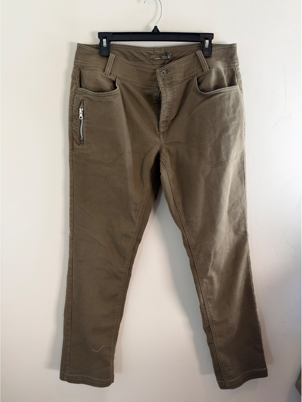 prAna Women’s Halle Pants Size 12/31 Regular Brown Stretch Hiking Outdoor Pants